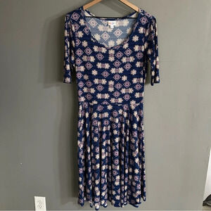 LulaRoe Nicole Aztec‎ Dress XXS